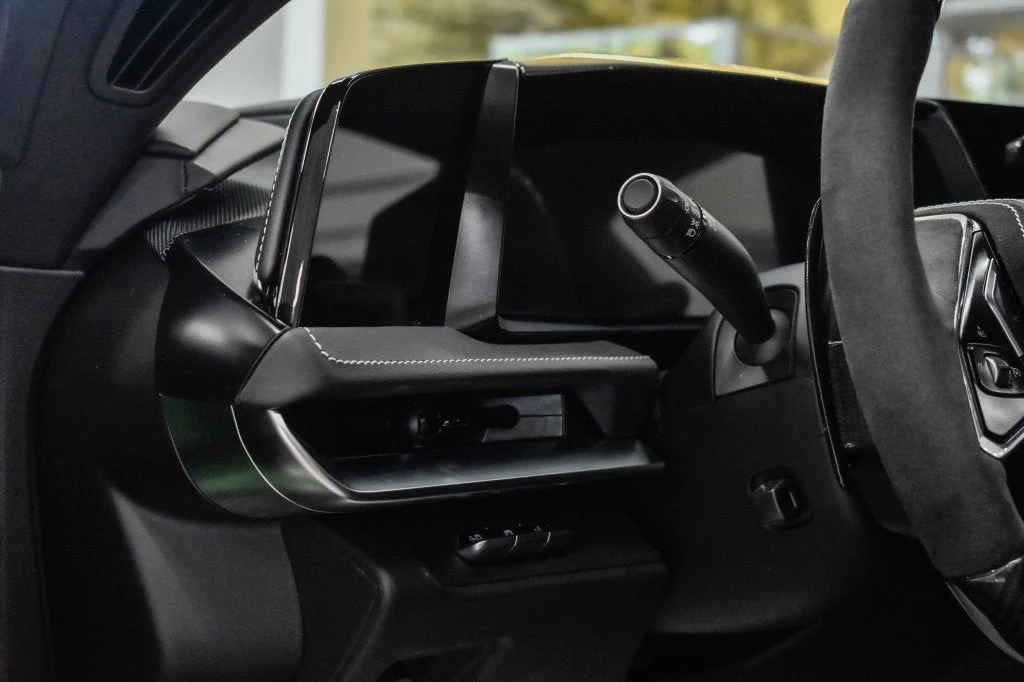 2026 Chevrolet Corvette ZR1 interior, door panel, Jet Black