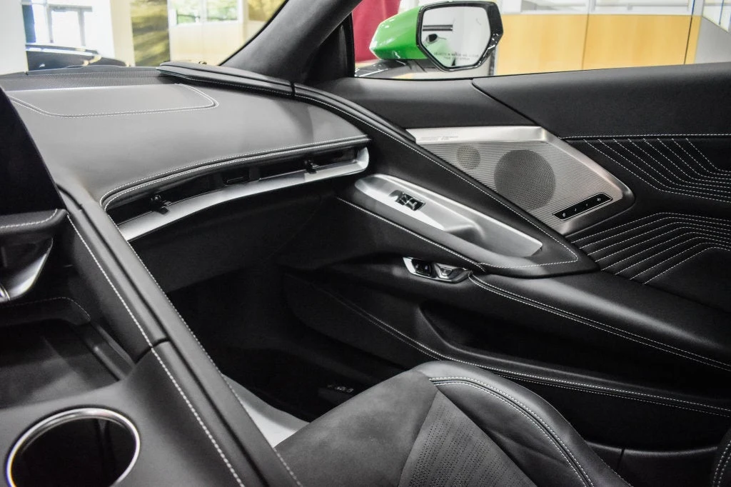 2026 Chevrolet Corvette ZR1 interior, door panel, Jet Black