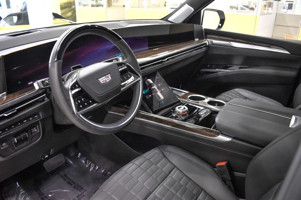 2025 Cadillac Escalade ESV Sport Platinum interior, Jet Black