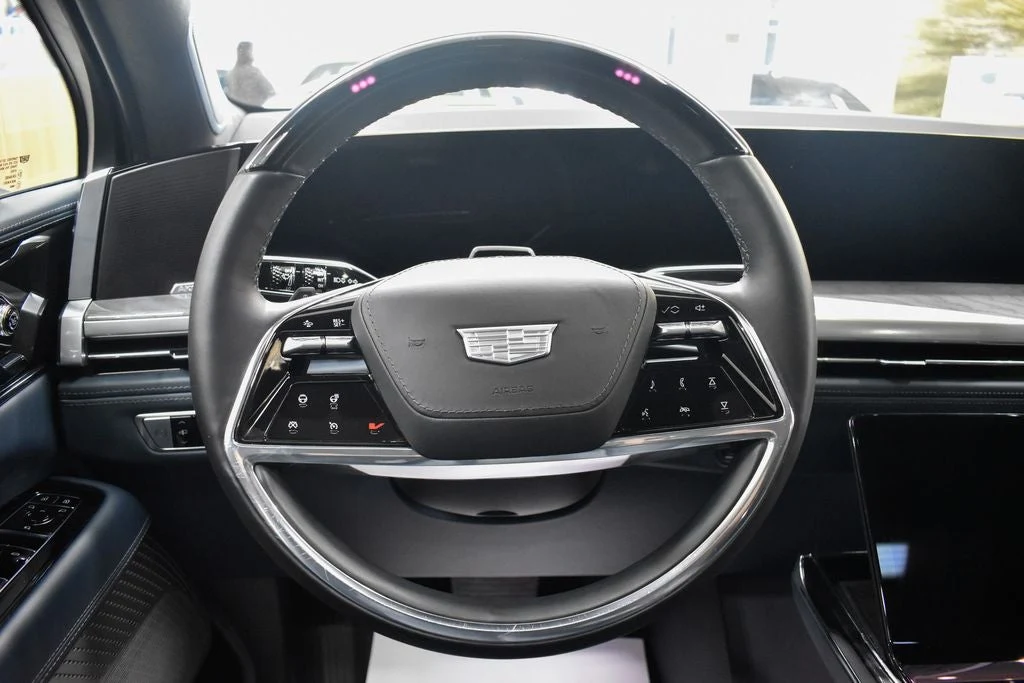 2025 Cadillac Escalade IQ Luxury 2 interior, Harbor Blue