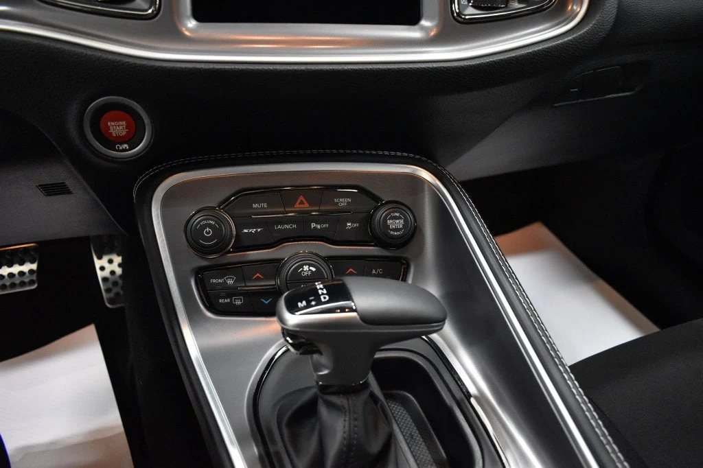 2022 Dodge Challenger SRT Super Stock interior, center console, Black