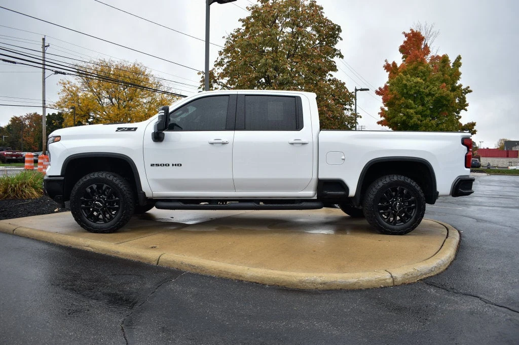 2025 Chevrolet Silverado 2500HD LTZ, side profile, White