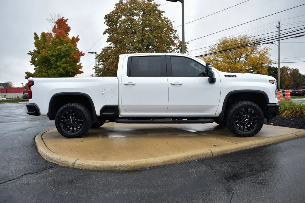 2025 Chevrolet Silverado 2500HD LTZ, side profile, White