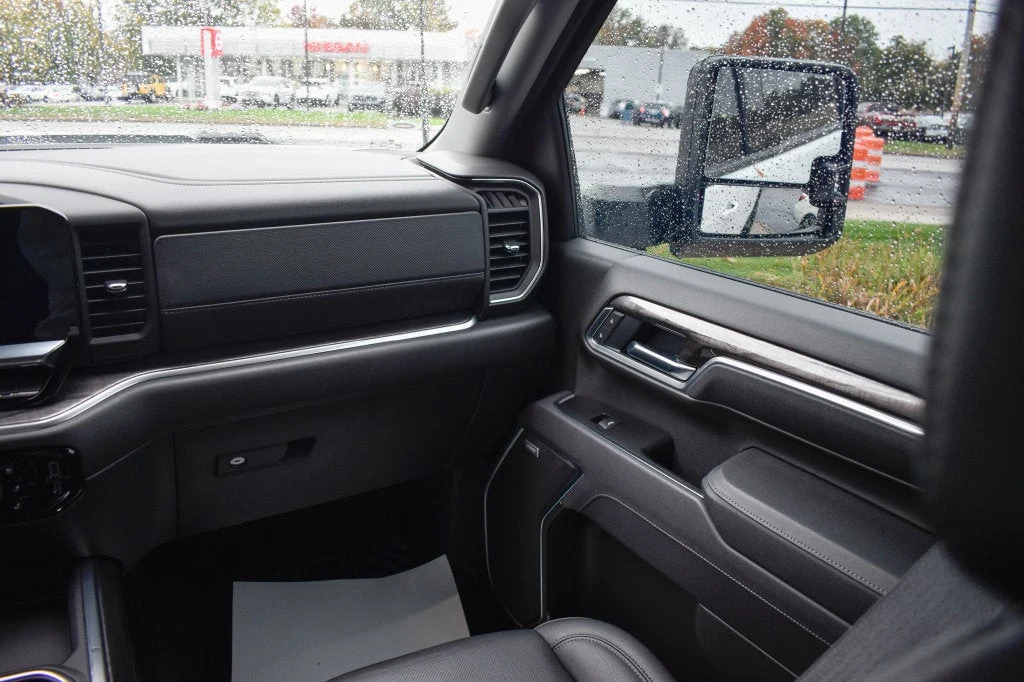 2025 Chevrolet Silverado 2500HD LTZ interior, door panel, Jet Black
