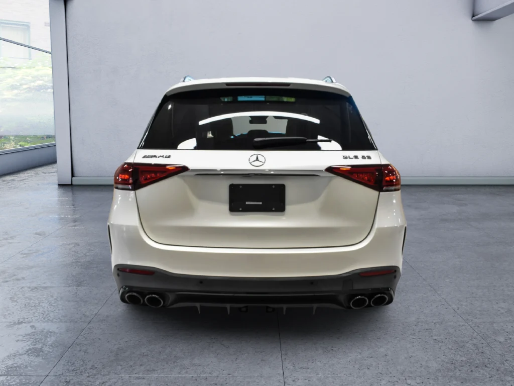 2022 Mercedes-AMG GLE 53 4MATIC+, rear three-quarter view, White