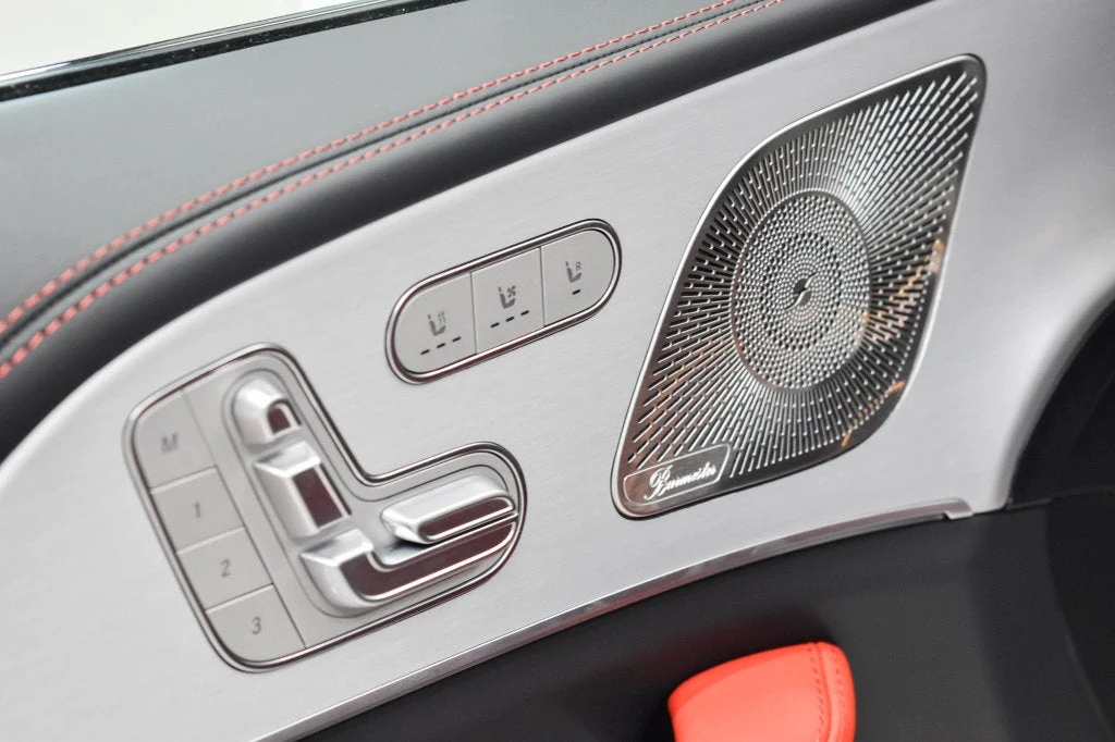 2025 Mercedes-AMG GLE 63 S 4MATIC+ Coupe interior, Classic Red/Black