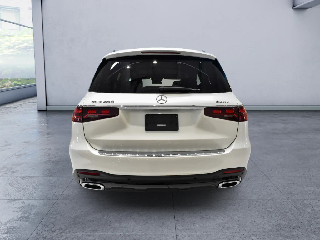 2024 Mercedes-Benz GLS 450 4MATIC, rear three-quarter view, White