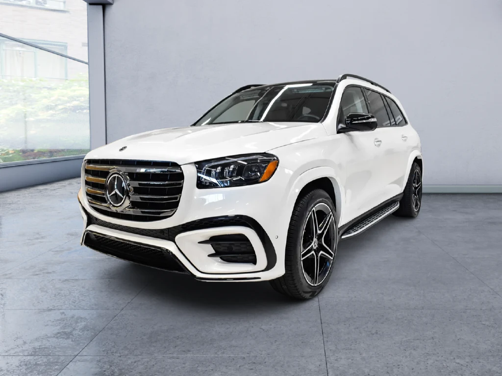 2024 Mercedes-Benz GLS 450 4MATIC for sale, front three-quarter view, White