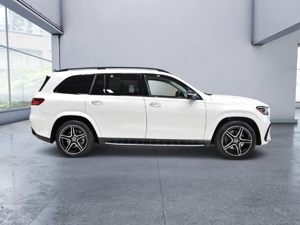 2024 Mercedes-Benz GLS 450 4MATIC, side profile, White