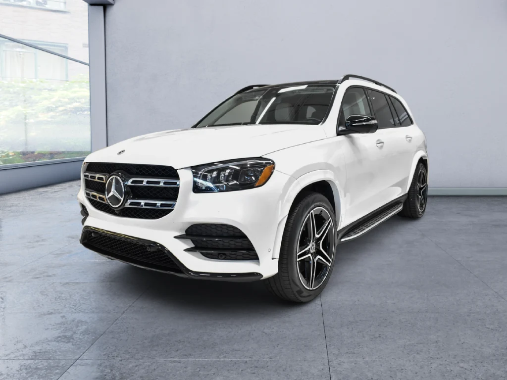 2022 Mercedes-Benz GLS 450 4MATIC for sale, front three-quarter view, White