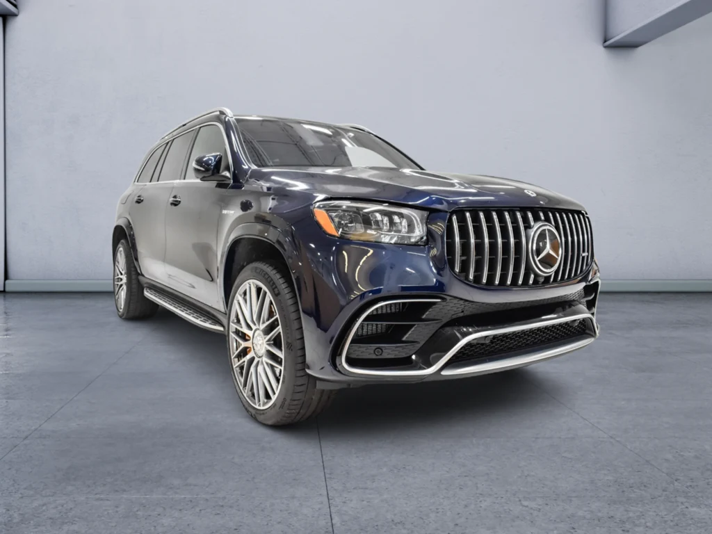 2022 Mercedes-AMG GLS 63 4MATIC+ for sale, front three-quarter view, Blue