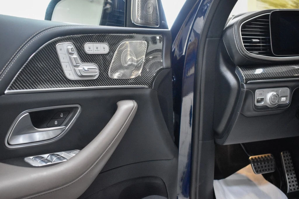 2022 Mercedes-AMG GLS 63 4MATIC+ interior, door panel, Tartufo Brown/Black