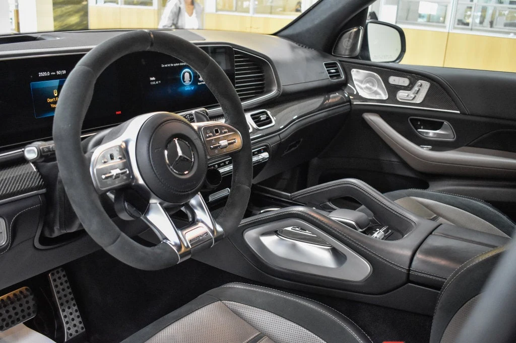 2022 Mercedes-AMG GLS 63 4MATIC+ interior, dashboard, Tartufo Brown/Black