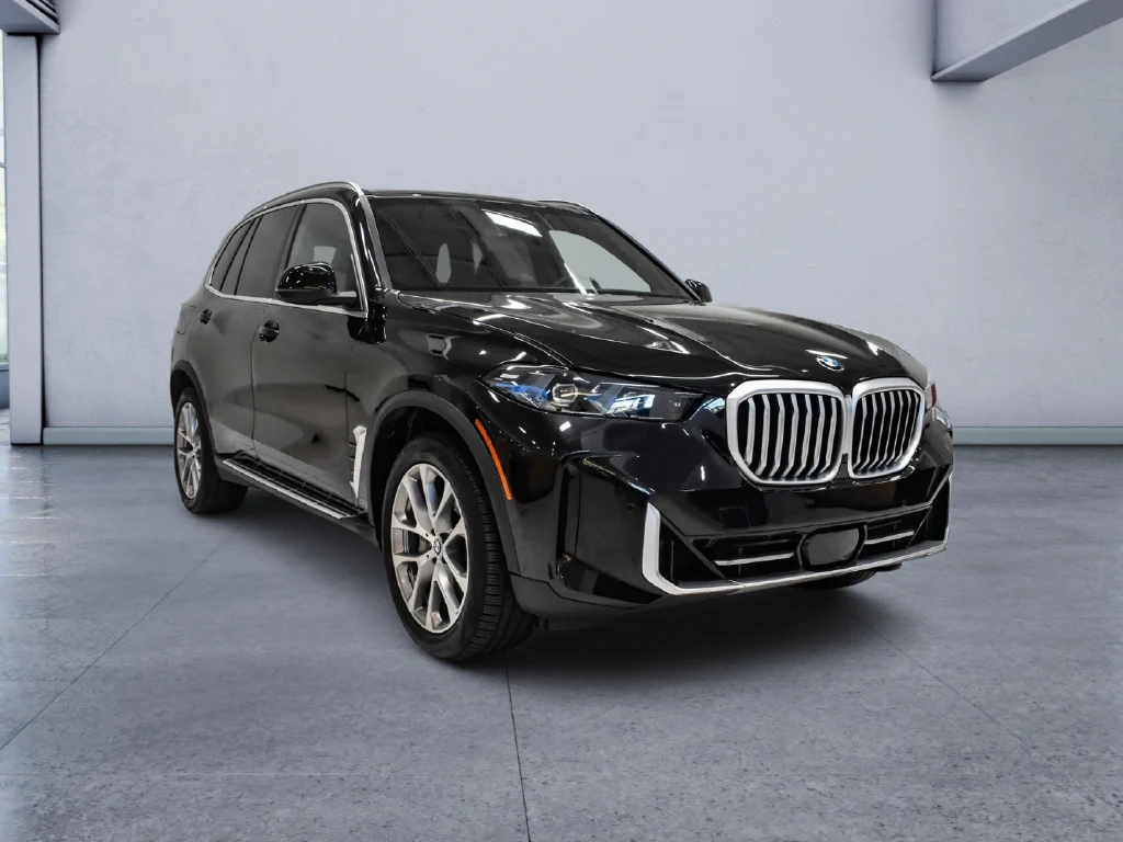 2026 BMW X5 xDrive40i for sale, front three-quarter view, Black