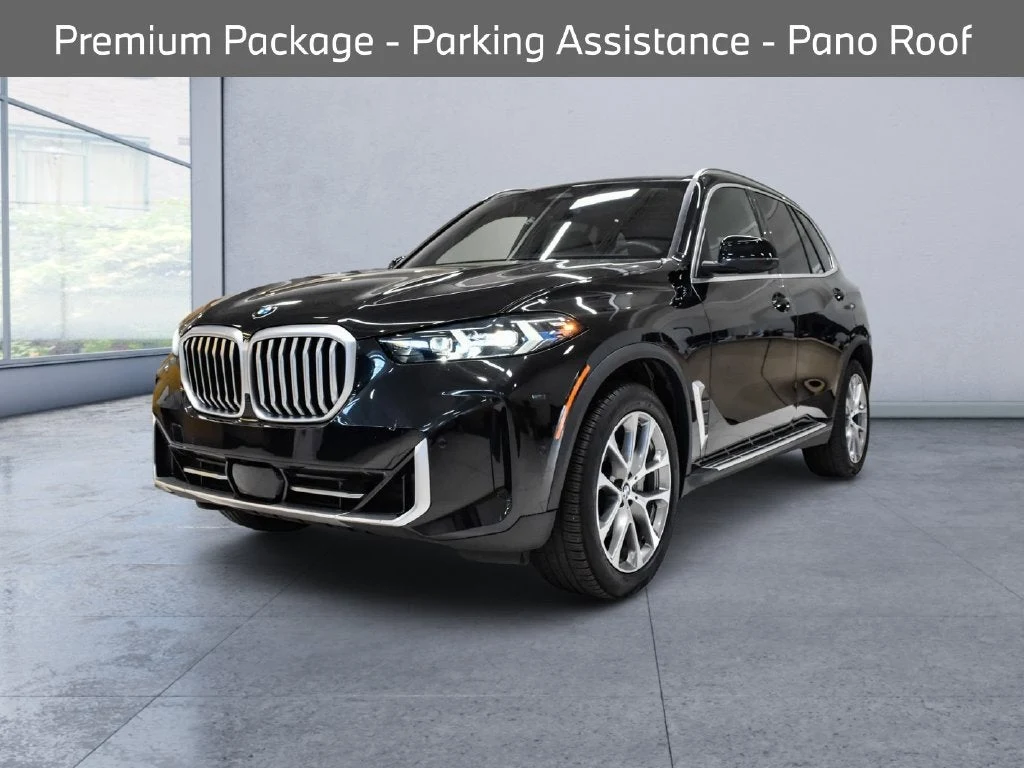 2026 BMW X5 xDrive40i for sale, front three-quarter view, Black