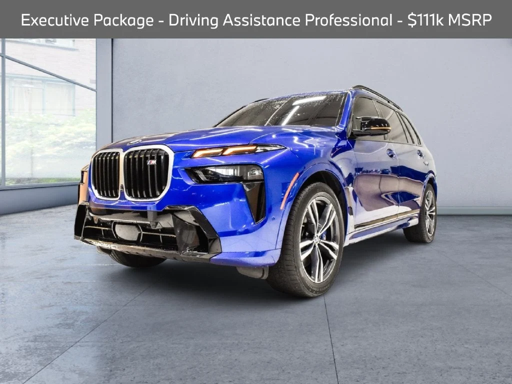 2023 BMW X7 M60i for sale, exterior, Blue