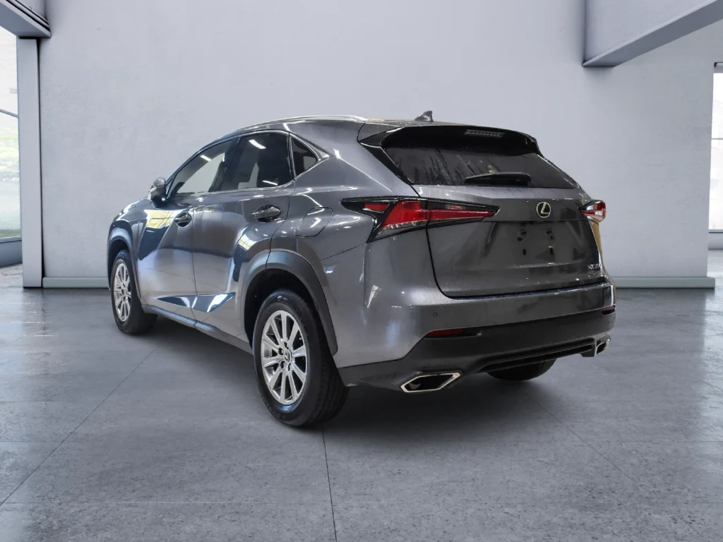2021 Lexus NX 300, rear three-quarter view, Grey