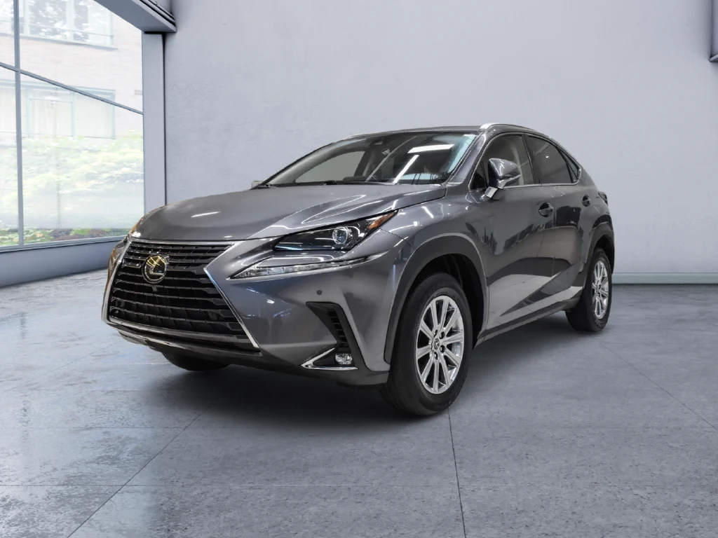 2021 Lexus NX 300 for sale, front three-quarter view, Grey