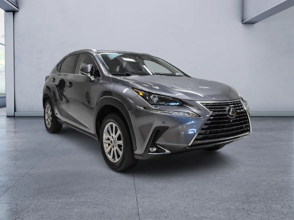 2021 Lexus NX 300 for sale, front three-quarter view, Grey