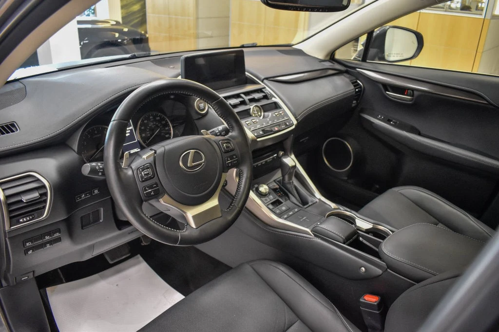 2021 Lexus NX 300 interior, Black