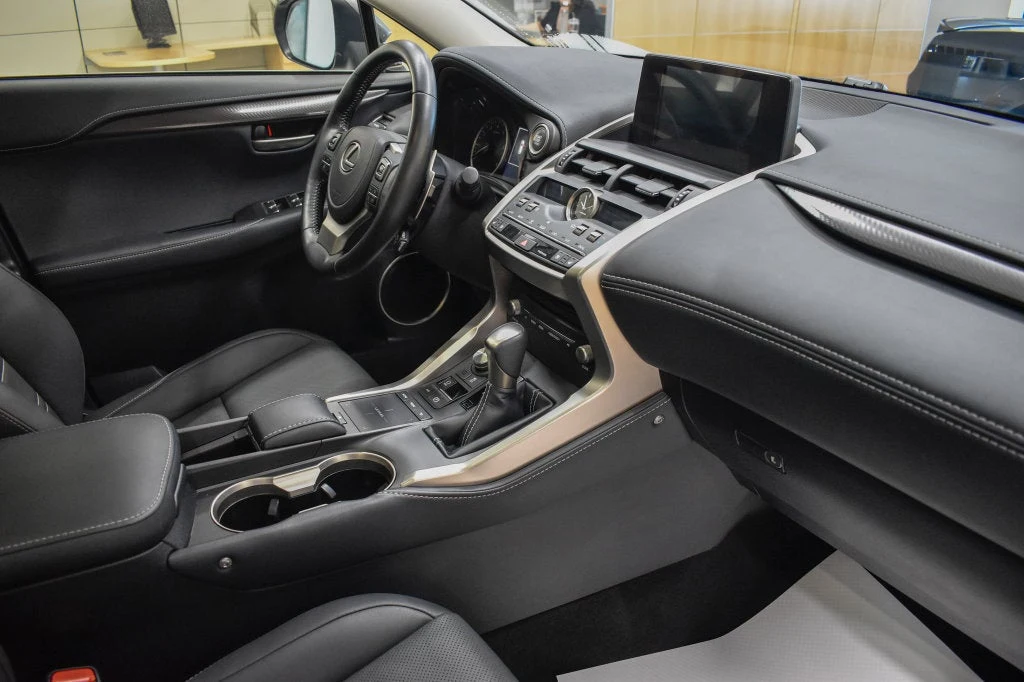 2021 Lexus NX 300 interior, Black