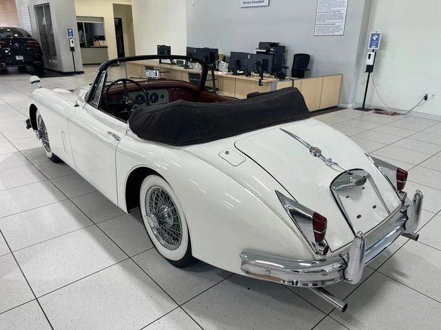 1960 Jaguar XK150 Drophead Coupe for sale, exterior, White