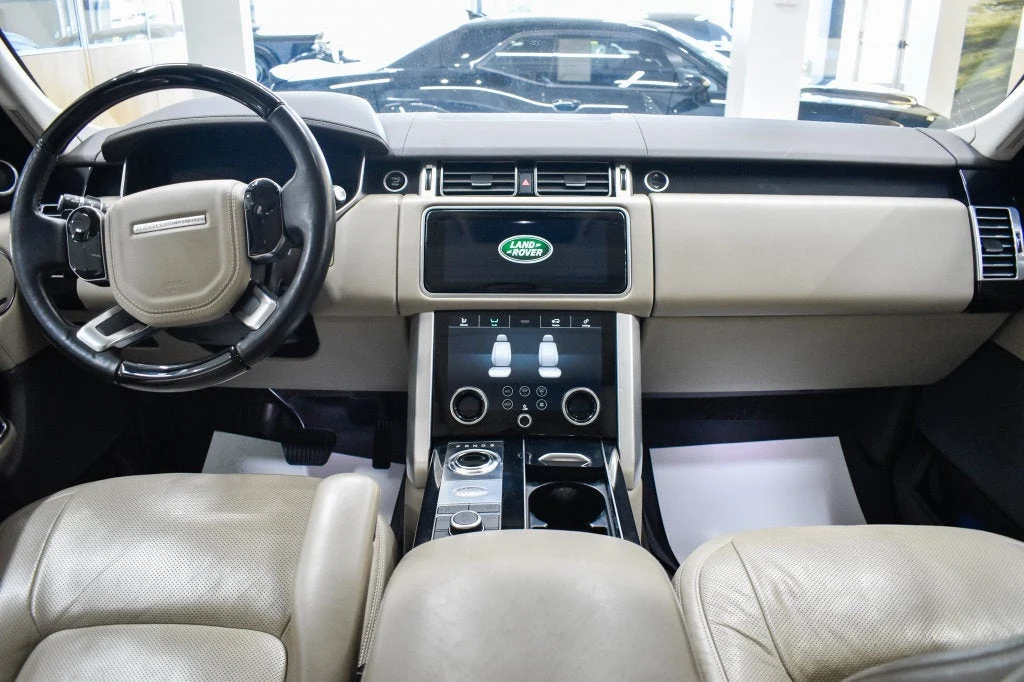 2018 Land Rover Range Rover 3.0 V6 Supercharged HSE interior, dashboard, Almond/Espresso/Almond/Ivory