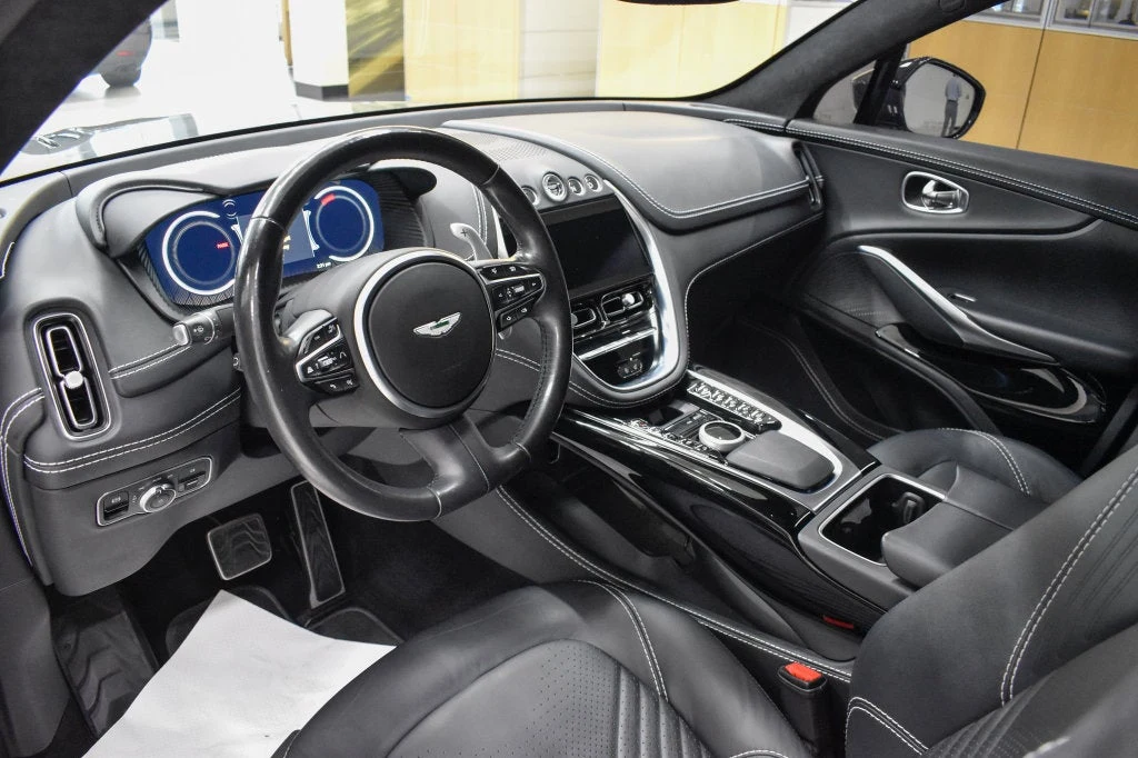 2022 Aston Martin DBX interior, dashboard, Onyx Black
