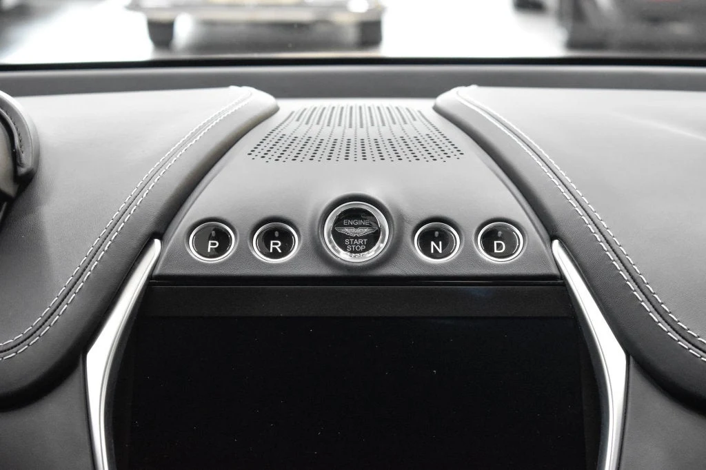 2022 Aston Martin DBX interior, center console, Onyx Black