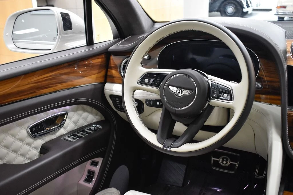 2023 Bentley Bentayga Azure V8 interior, dashboard, Linen