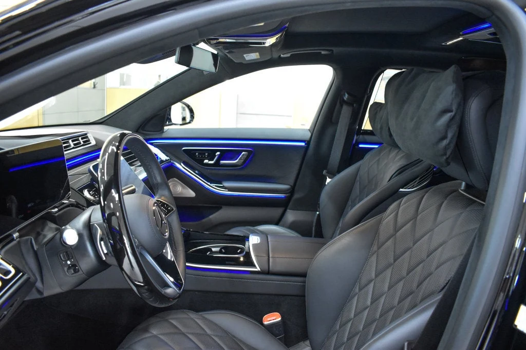 2026 Mercedes-Benz S 580 4MATIC interior, seats, Black