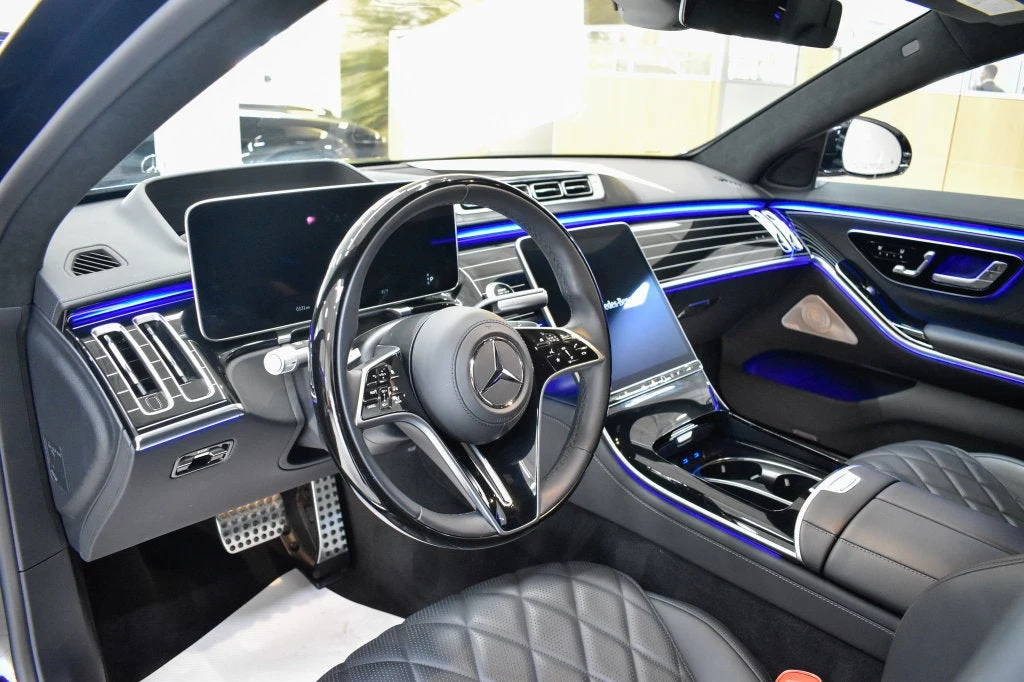 2026 Mercedes-Benz S 580 4MATIC interior, dashboard, Black