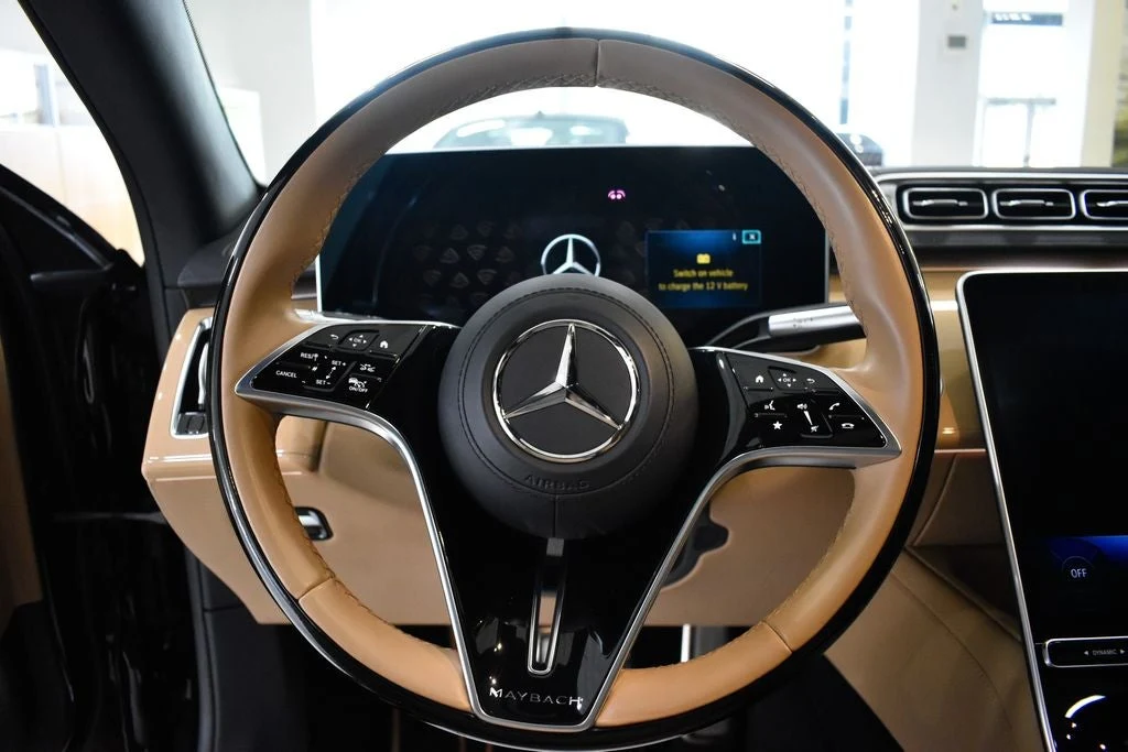 2023 Mercedes-Maybach S 680 4MATIC Virgil Abloh Edition interior, Black