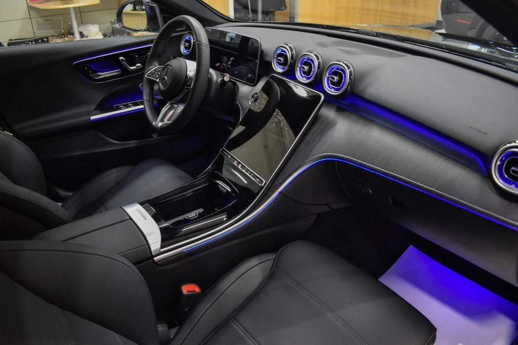 2026 Mercedes-Benz C 300 4MATIC Sedan interior, Black