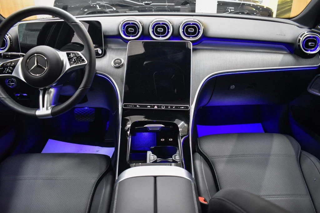 2026 Mercedes-Benz C 300 4MATIC Sedan interior, Black