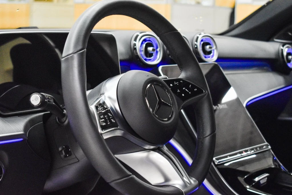 2026 Mercedes-Benz C 300 4MATIC Sedan interior, Black