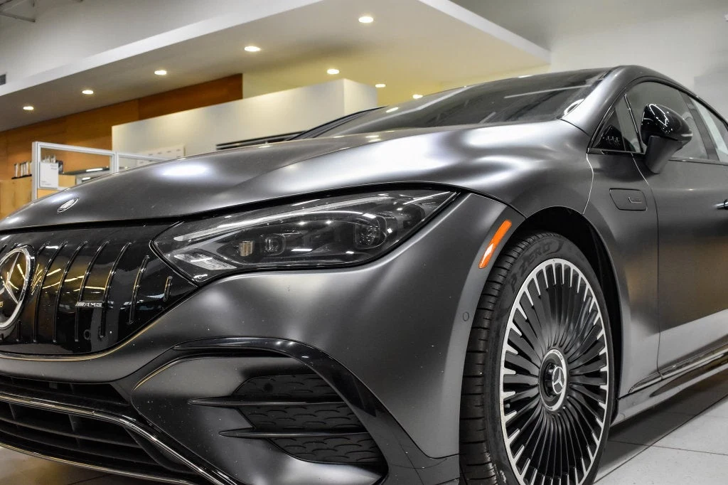 2025 Mercedes-AMG EQE 4MATIC+ Sedan for sale, exterior, Grey