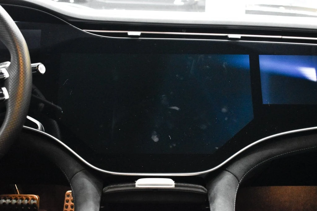 2025 Mercedes-AMG EQE 4MATIC+ Sedan interior, door panel, Black/Space Grey