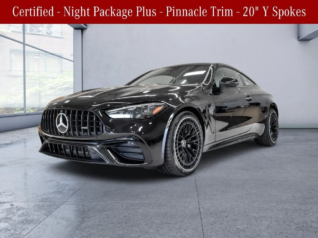 2025 Mercedes-AMG CLE 53 4MATIC+ Coupe for sale, exterior, Black