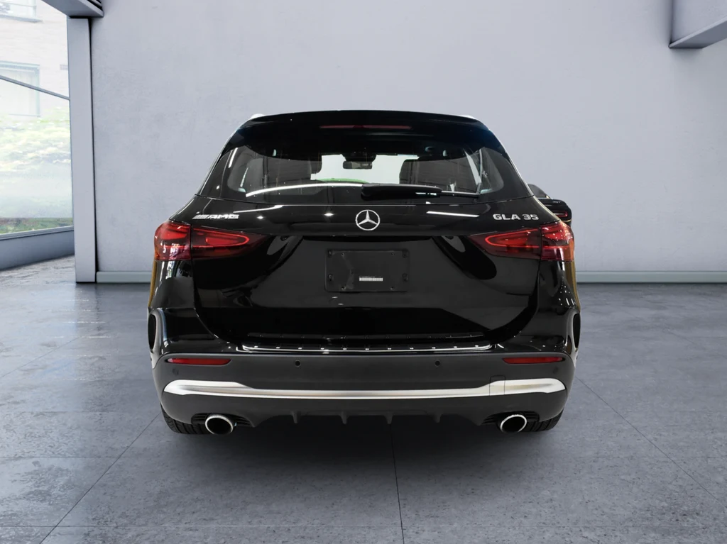 2025 Mercedes-AMG GLA 35 4MATIC, rear three-quarter view, Black