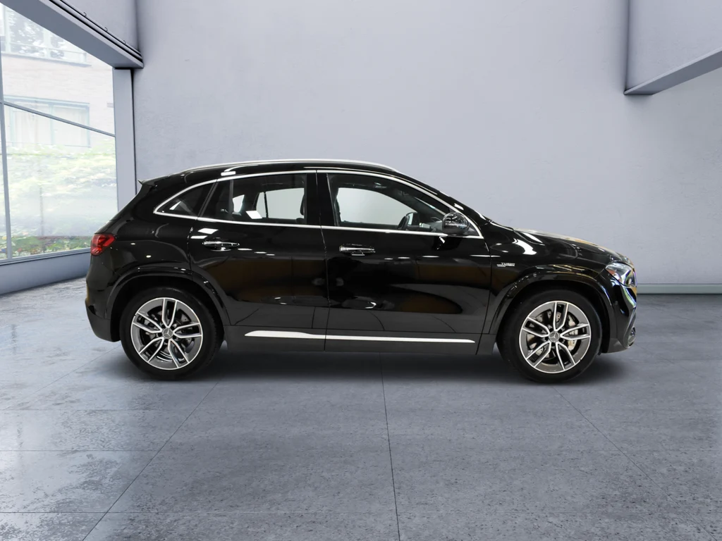 2025 Mercedes-AMG GLA 35 4MATIC, side profile, Black