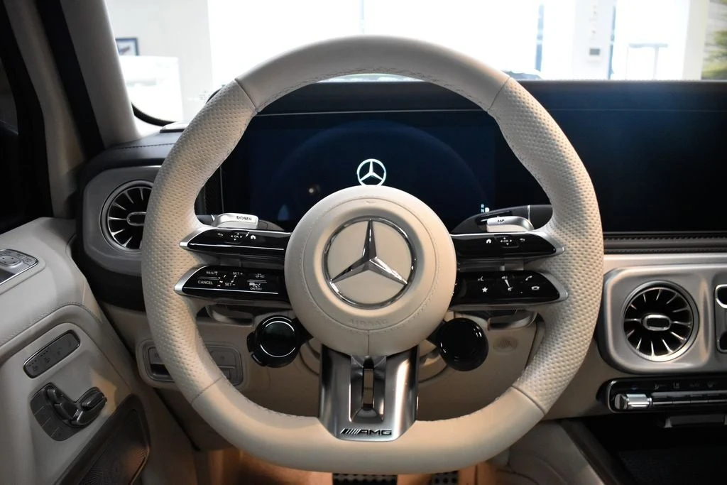 2026 Mercedes-AMG G 63 interior, Macchiato Beige/Magma Grey