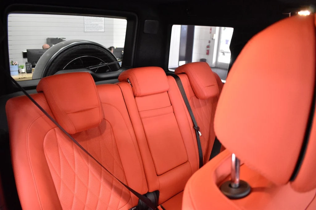 2025 Mercedes-AMG G 63 interior, seats, Red Pepper/Black