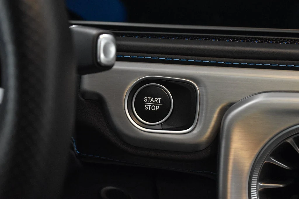 2025 Mercedes-Benz G 580 with EQ Technology interior, Silver Pearl/Black
