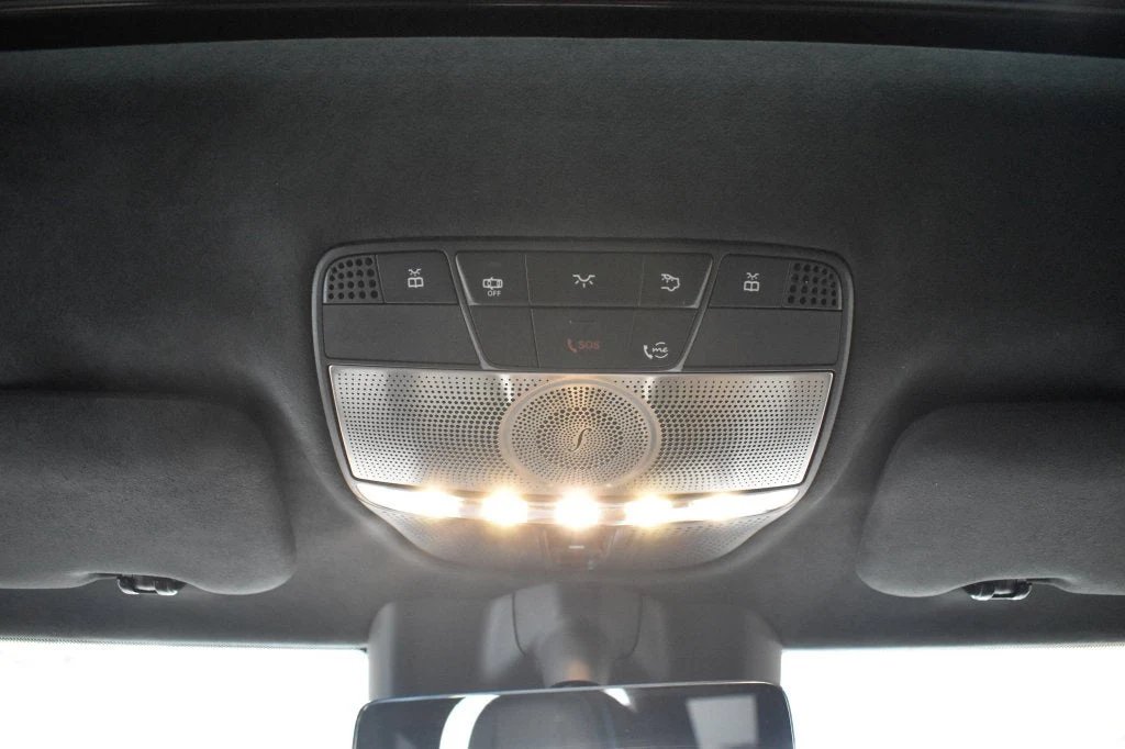 2025 Mercedes-Benz G 580 with EQ Technology interior, door panel, Silver Pearl/Black