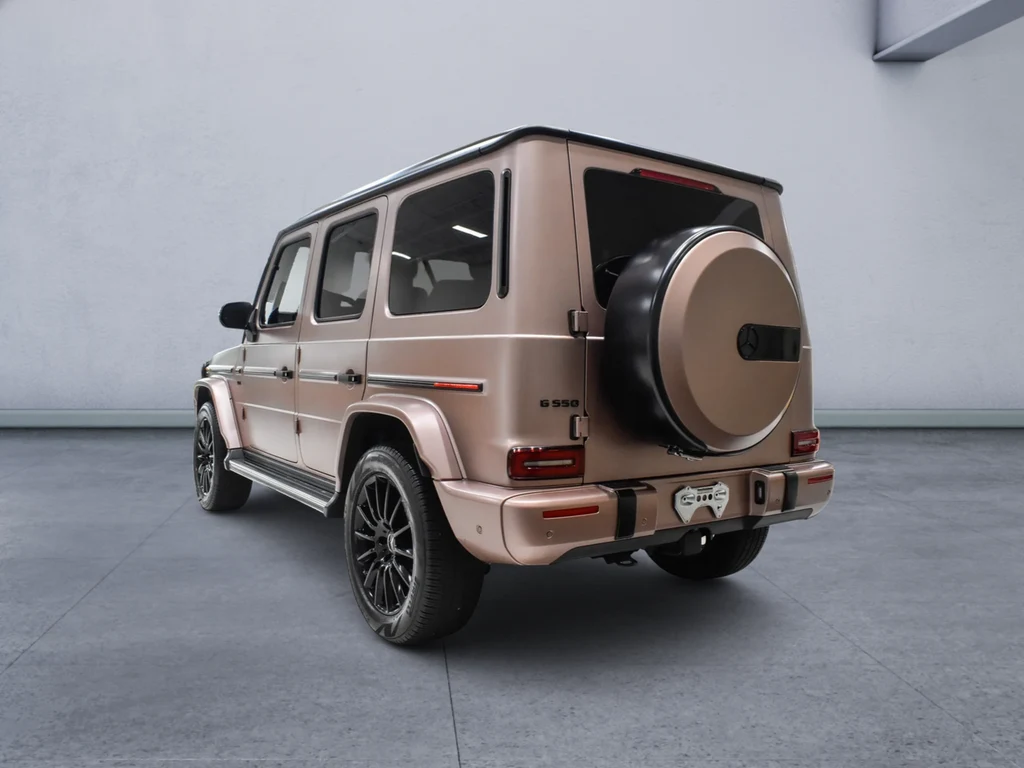 2024 Mercedes-Benz G 550 Stronger Than Diamonds Edition, rear three-quarter view, Grey