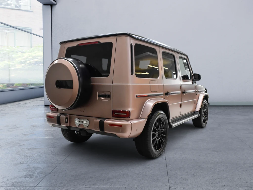 2024 Mercedes-Benz G 550 Stronger Than Diamonds Edition, rear three-quarter view, Grey