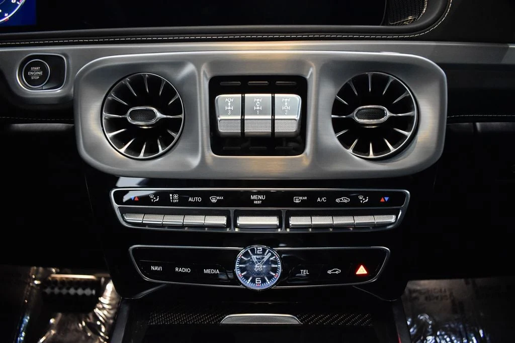 2024 Mercedes-AMG G 63 interior, center console, Black