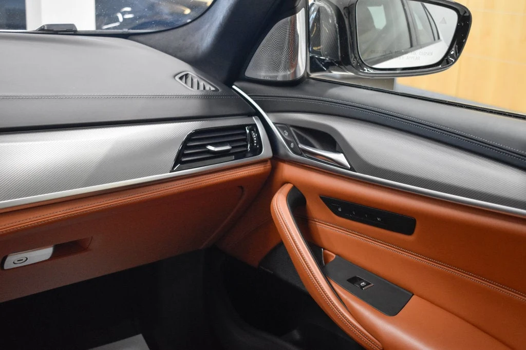 2019 BMW M5 Competition interior, door panel, Aragon Brown