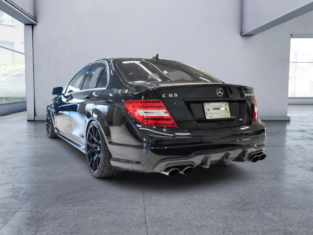 2013 Mercedes-Benz C 63 AMG Sedan for sale, exterior, Black